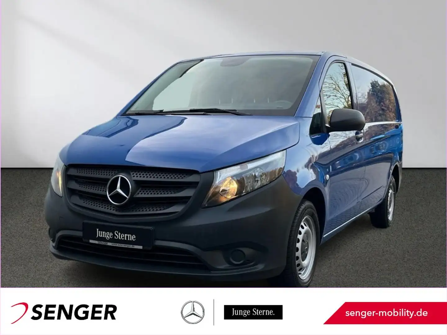 Mercedes-Benz Vito 114 CDI Kasten lang Klima Kamera Navi Holz Azul - 1