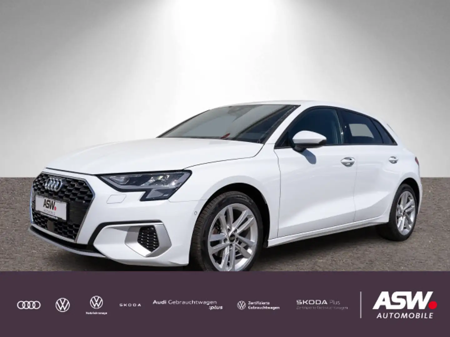 Audi A3 S line 35TDI Stronic Nav LED GRA VC Weiß - 1