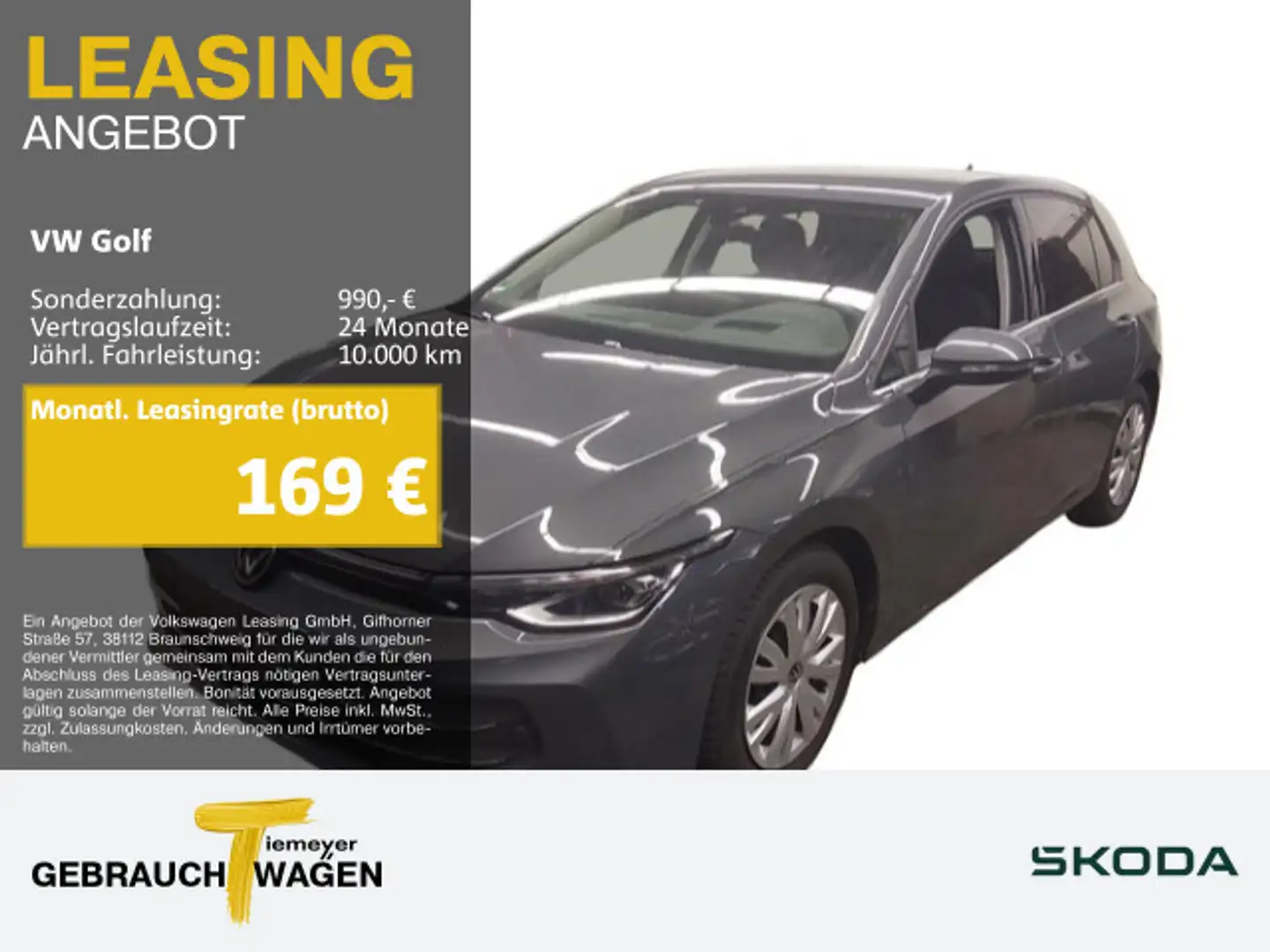 Volkswagen Golf 1.5 TSI STYLE MATRIX HuD PRIVACY LM17 Grau - 1