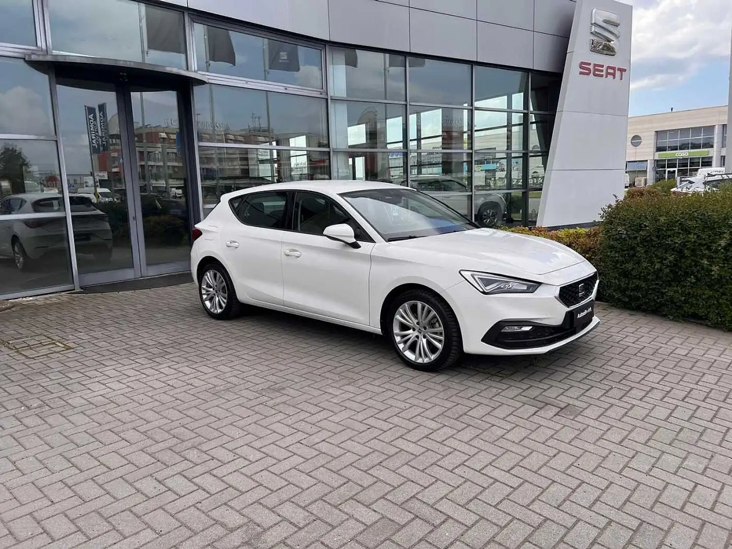 SEAT Leon 4ª serie 2.0 TDI Business Bianco - 1