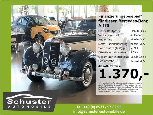 Mercedes-Benz A 170 S Cabriolet A* Leder Becker-Radio