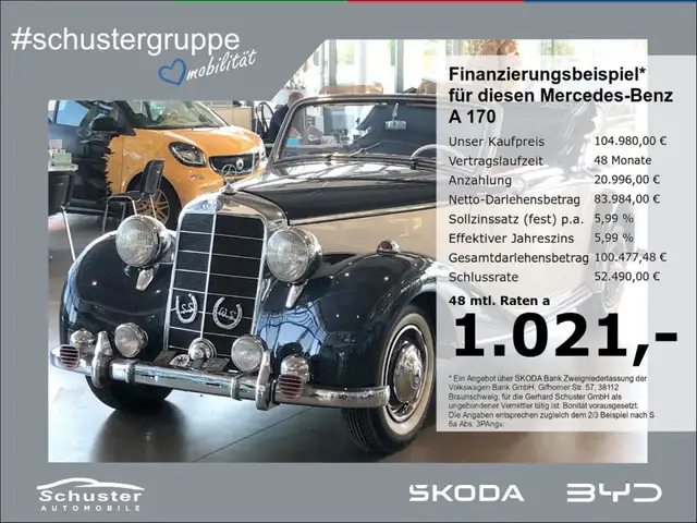 Mercedes-Benz A 170 S Cabriolet A* Leder Becker-Radio