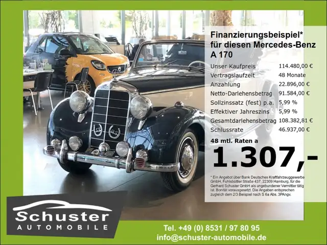 Mercedes-Benz A 170 S Cabriolet A* Leder Becker-Radio