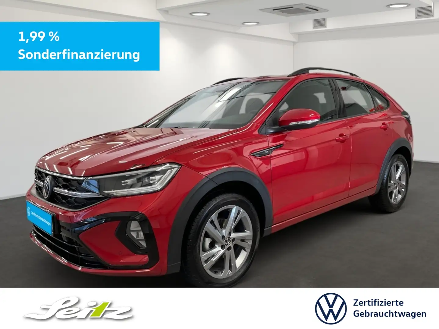 Volkswagen Taigo 1.0 TSI R-Line *AHK*MATRIX*PDC*NAVI* Rot - 1