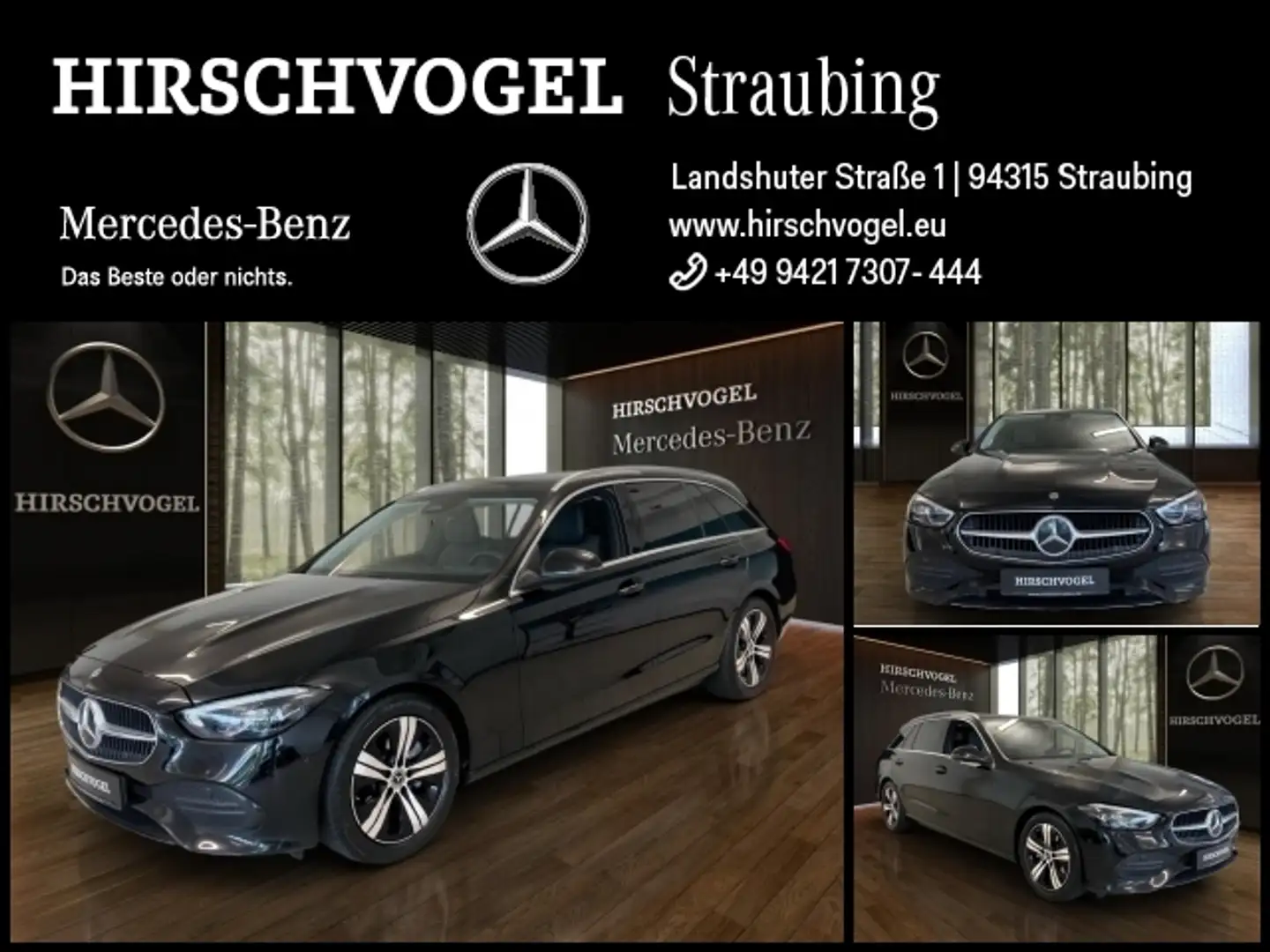 Mercedes-Benz C 220 d AVANTGARDE+MBUX+Navi-Pr.+LED+Kam+PDC+SHZ Schwarz - 1