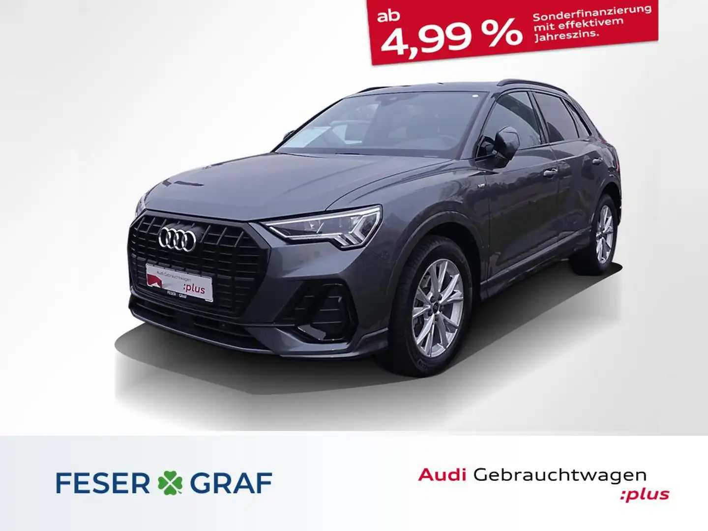 Audi Q3 S line 35 TFSI S tronic LED ACC Navi RFK Key Grau - 1