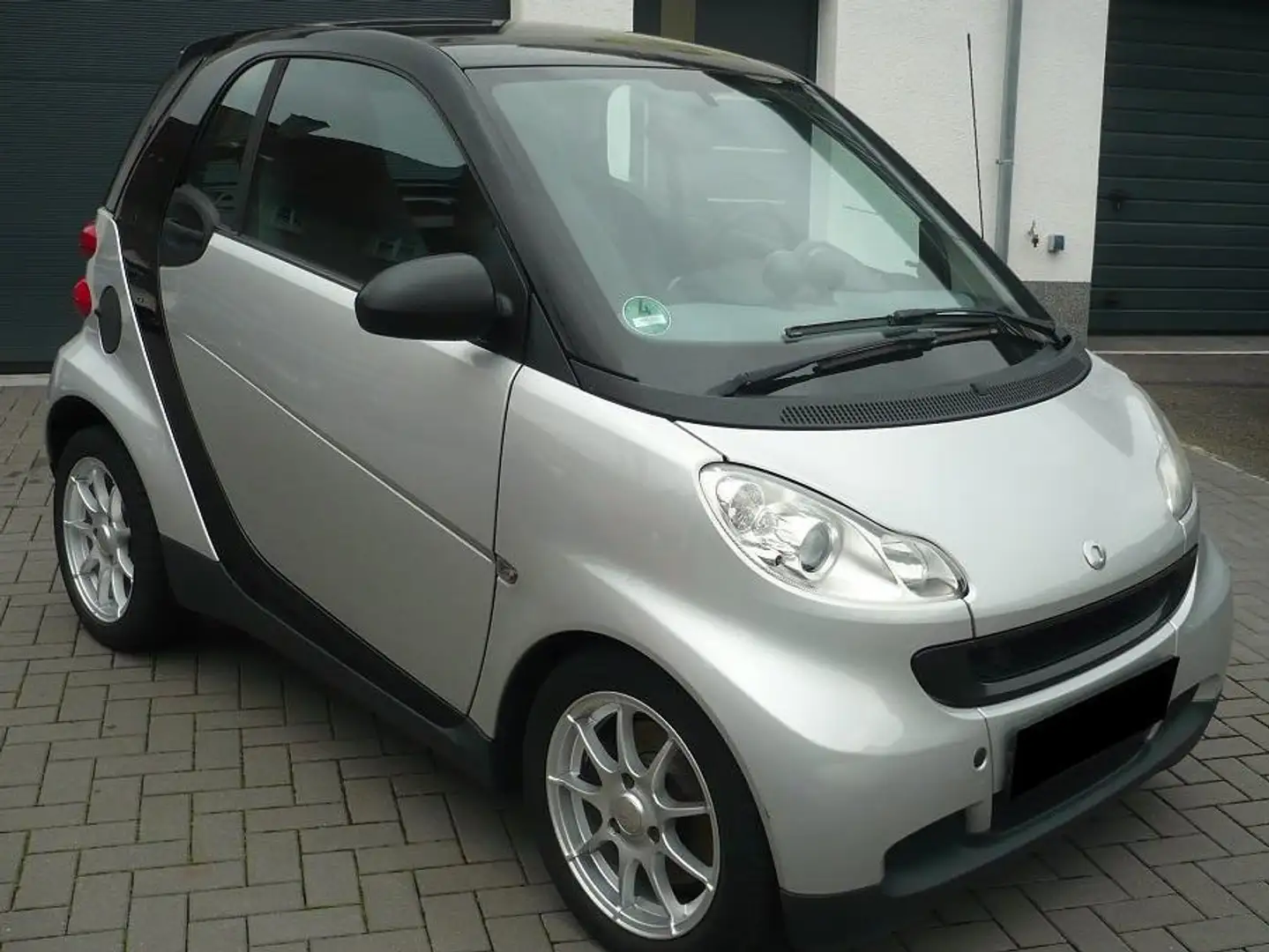 smart forTwo coupe pure klima Servo Panoramadach Zentrall Silber - 1