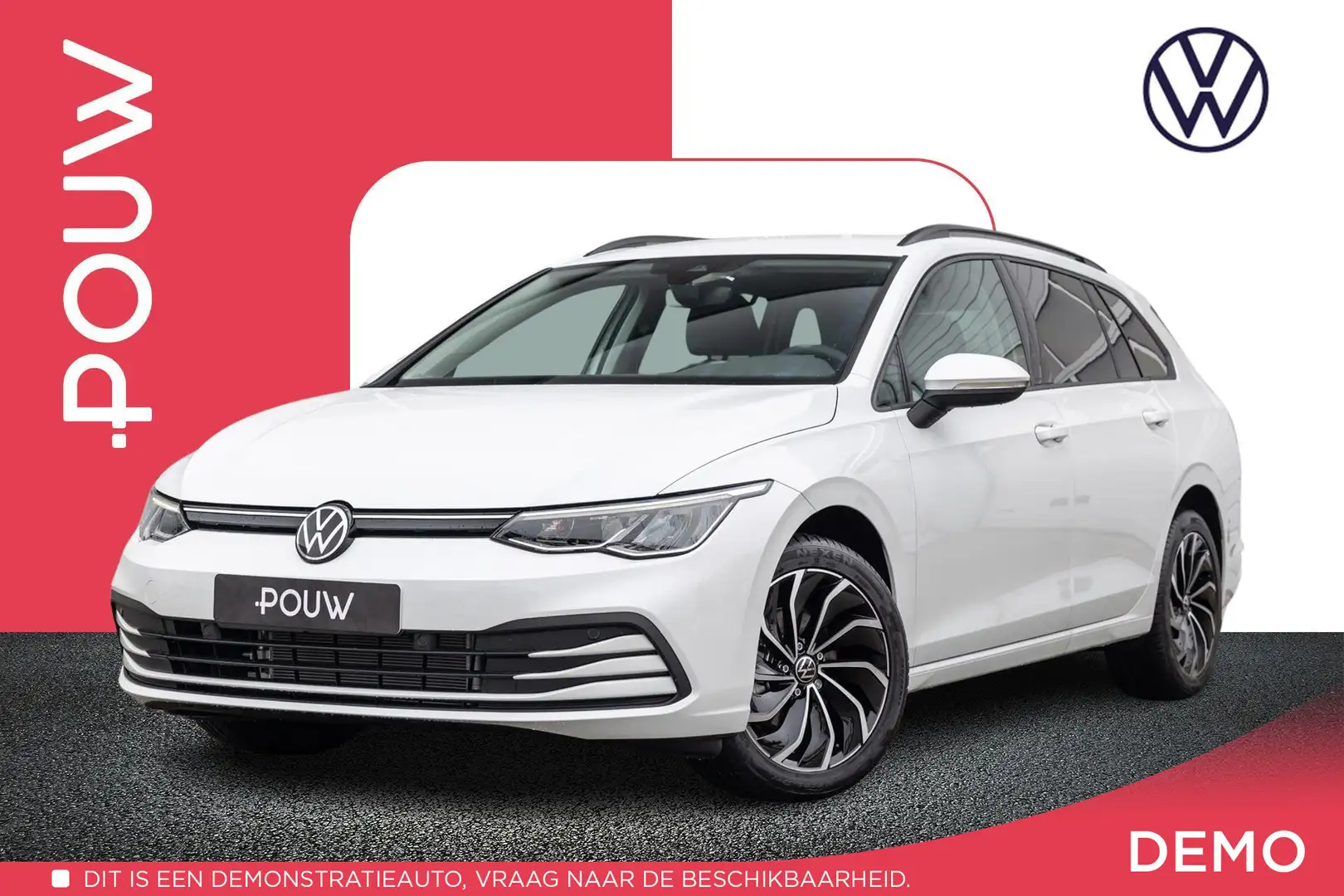 Volkswagen Golf Variant 1.0 eTSI 110pk DSG7 Life Business | Trekhaak | Ach Wit - 1