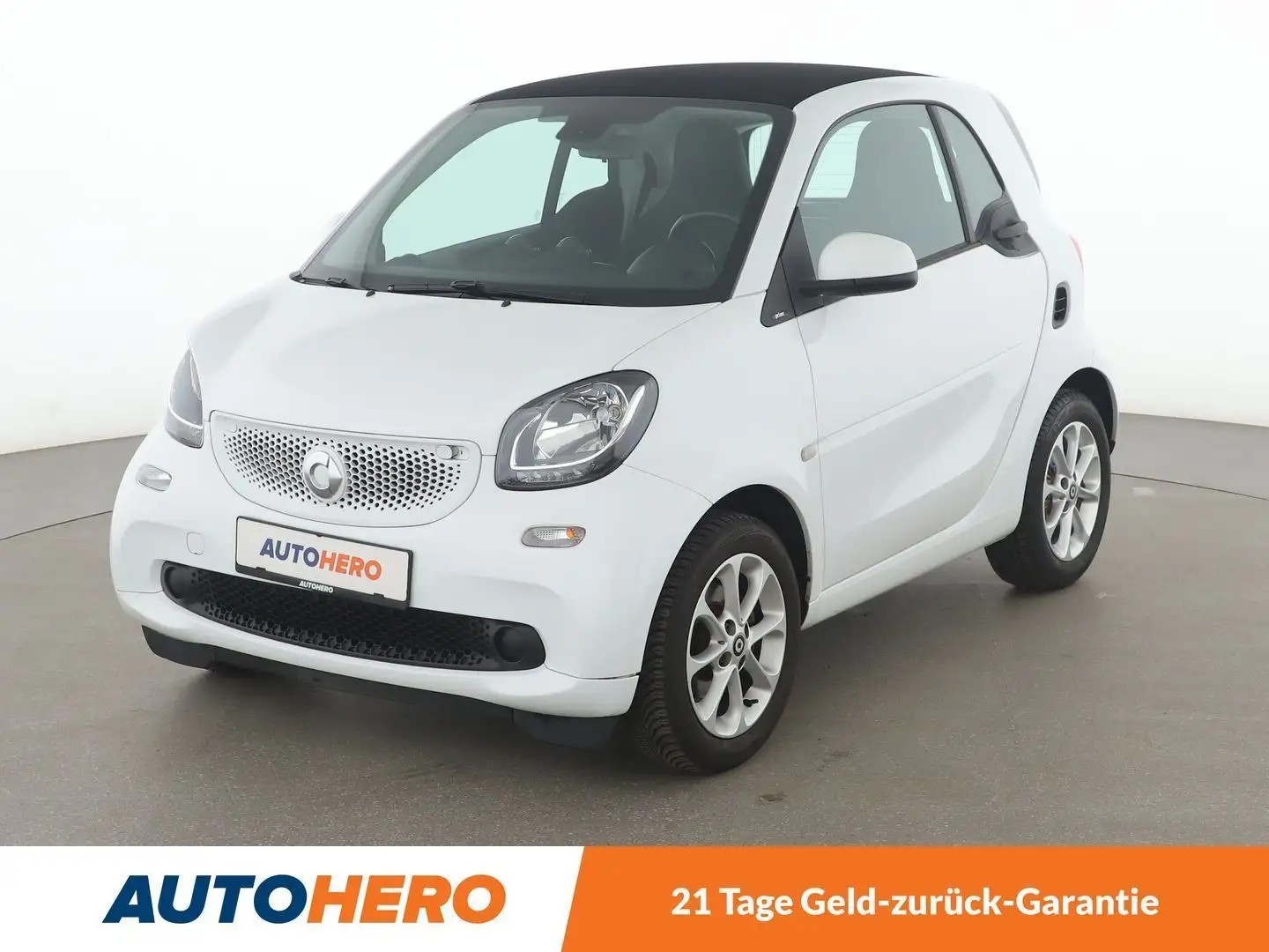 smart forTwo 1.0 Basis Prime Aut.*NAVI*TEMPO*PDC*SHZ*KLIMA* Weiß - 1