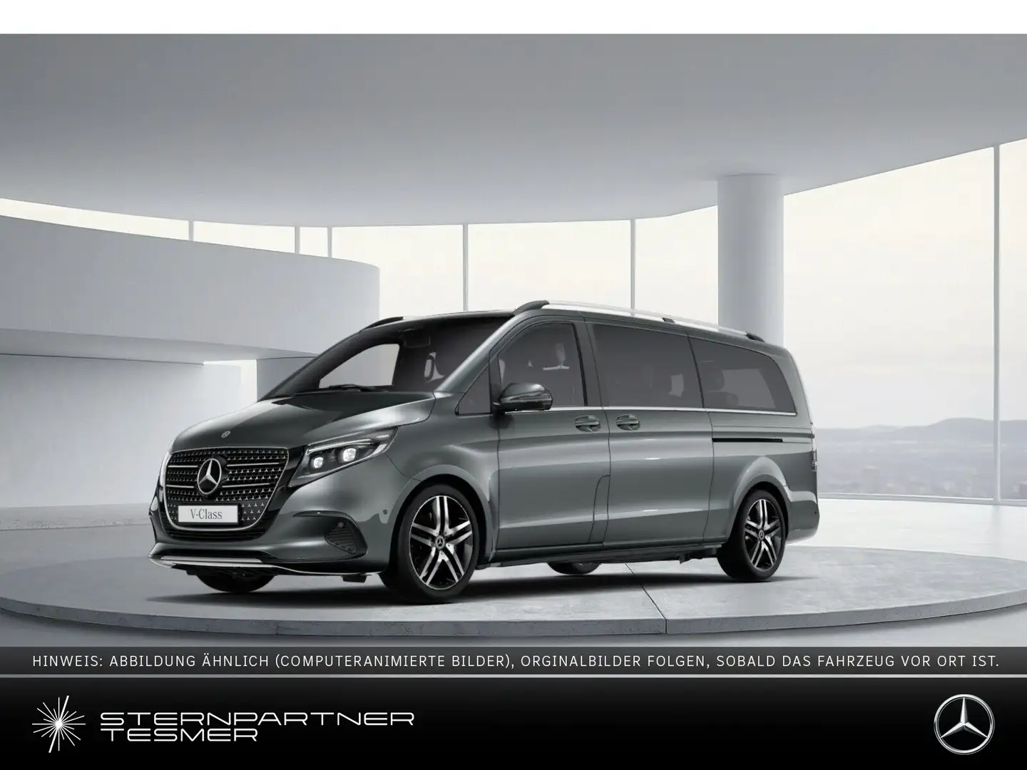 Mercedes-Benz V 300 d AVANTGARDE Extralang Standhz+AHK+8Sitze Grau - 1