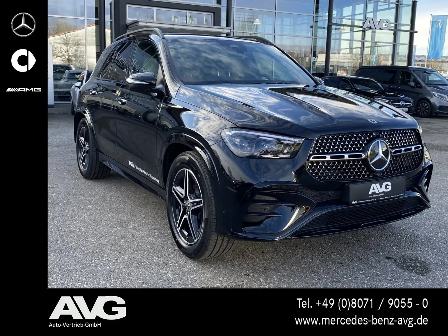 Mercedes-Benz GLE 300 GLE 300 d 4M AMG Pano HuD Multi AHK Night 360° Negru - 2
