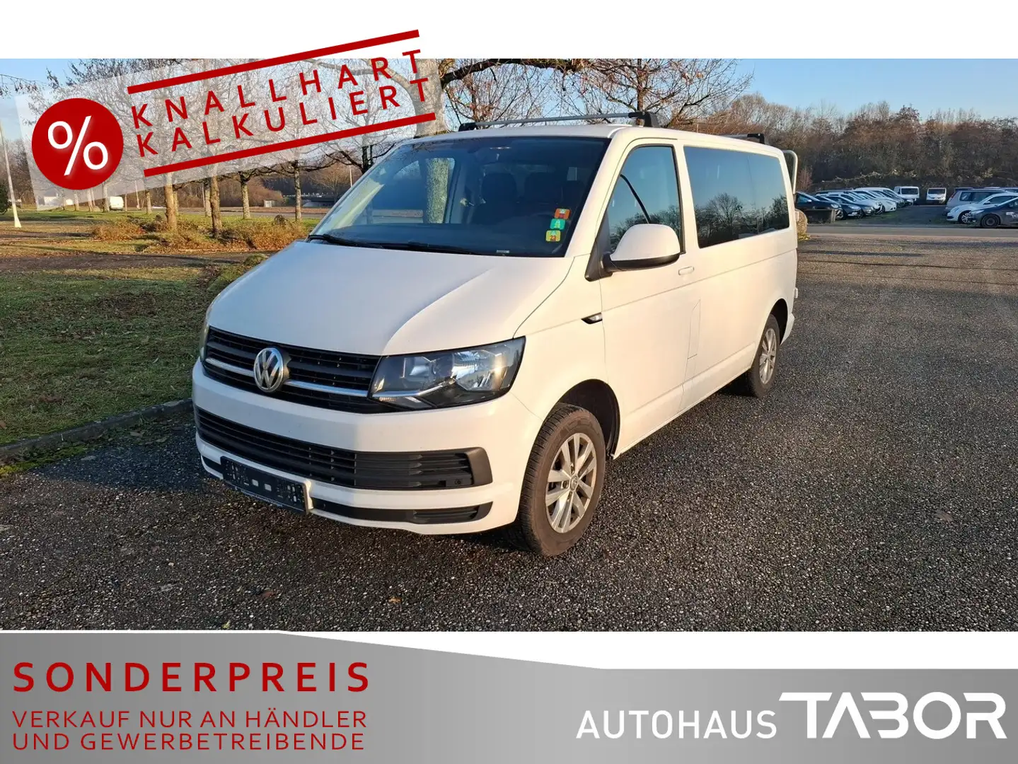 Volkswagen T6 Caravelle 2.0 TDI DSG Caravelle 9S AHK LM Navi Climatr Weiß - 1