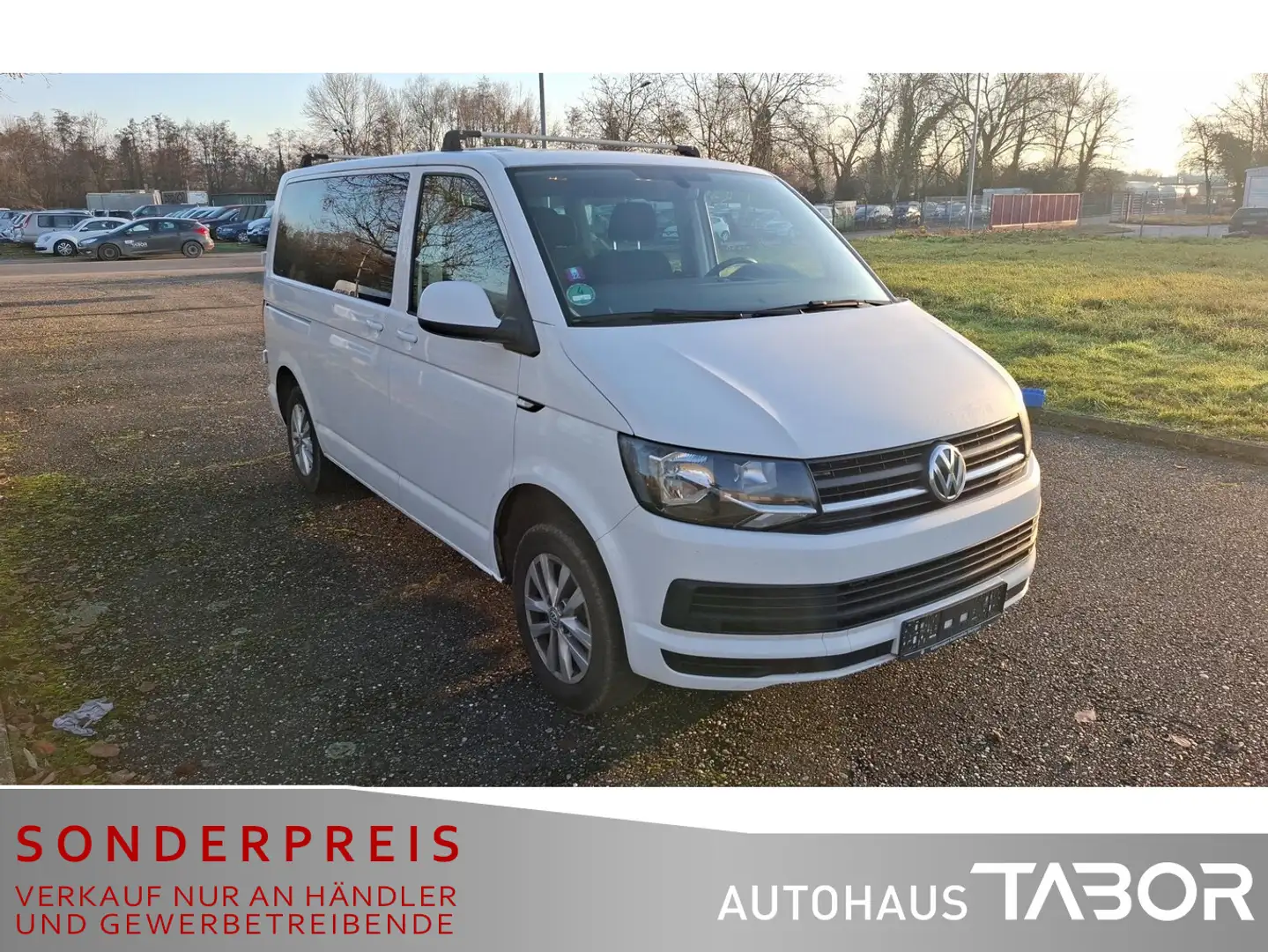 Volkswagen T6 Caravelle 2.0 TDI DSG Caravelle 9S AHK LM Navi Climatr Weiß - 2