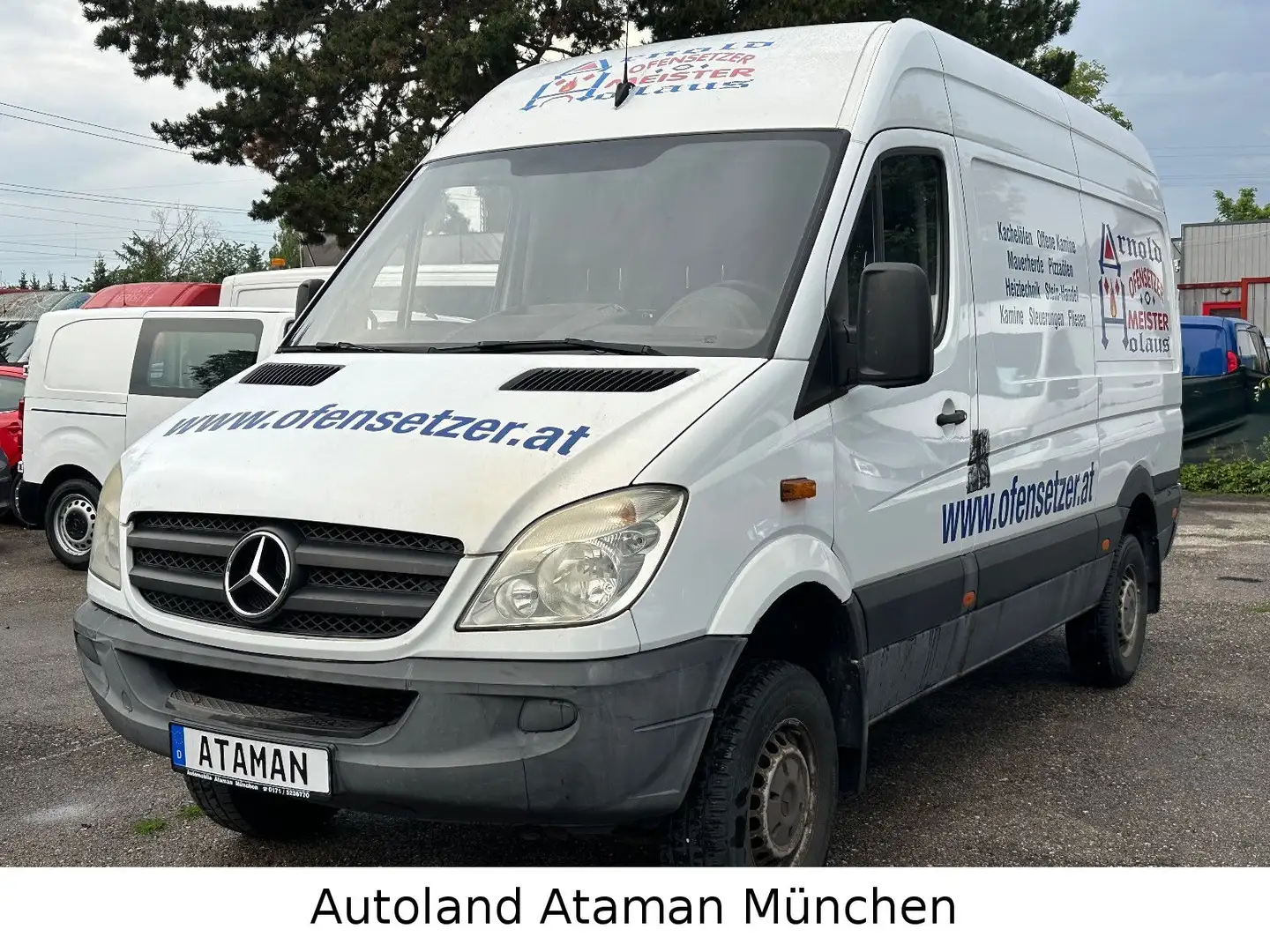 Mercedes-Benz Sprinter II Kasten 313 CDI *Allrad* 4X4 / AHK Blanc - 1