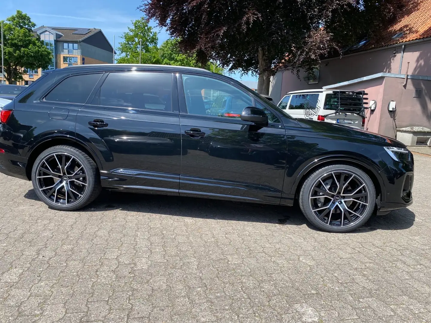 Audi Q7 50 TD  S line Pano Allradlenkung 22 Z Zwart - 2