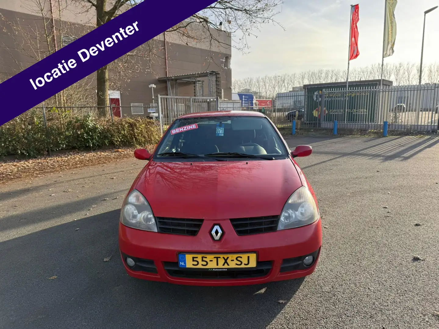 Renault Clio 1.2-16V Campus LEUKE AUTO ZO WEG PRIJSJE Rood - 2