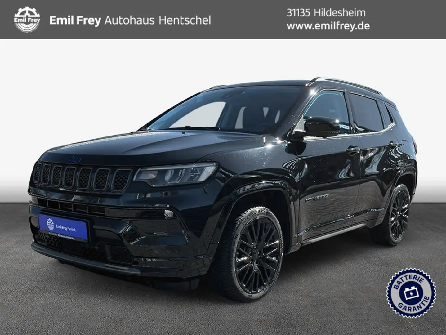 Jeep Compass 1.3 T4 4xe PLUG-IN HYBRID Automatik S Schwarz - 1