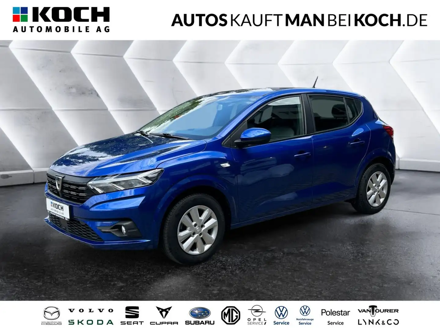 Dacia Sandero TCe 90 Comfort KLIMA EINPARKHILFE Bleu - 1