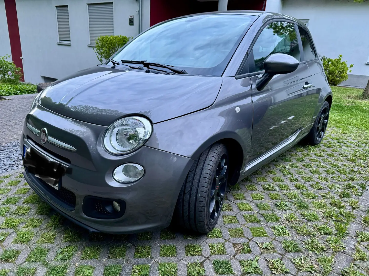 Fiat 500 500 0.9 TwinAir Turbo Sport fast wie neu Grau - 1