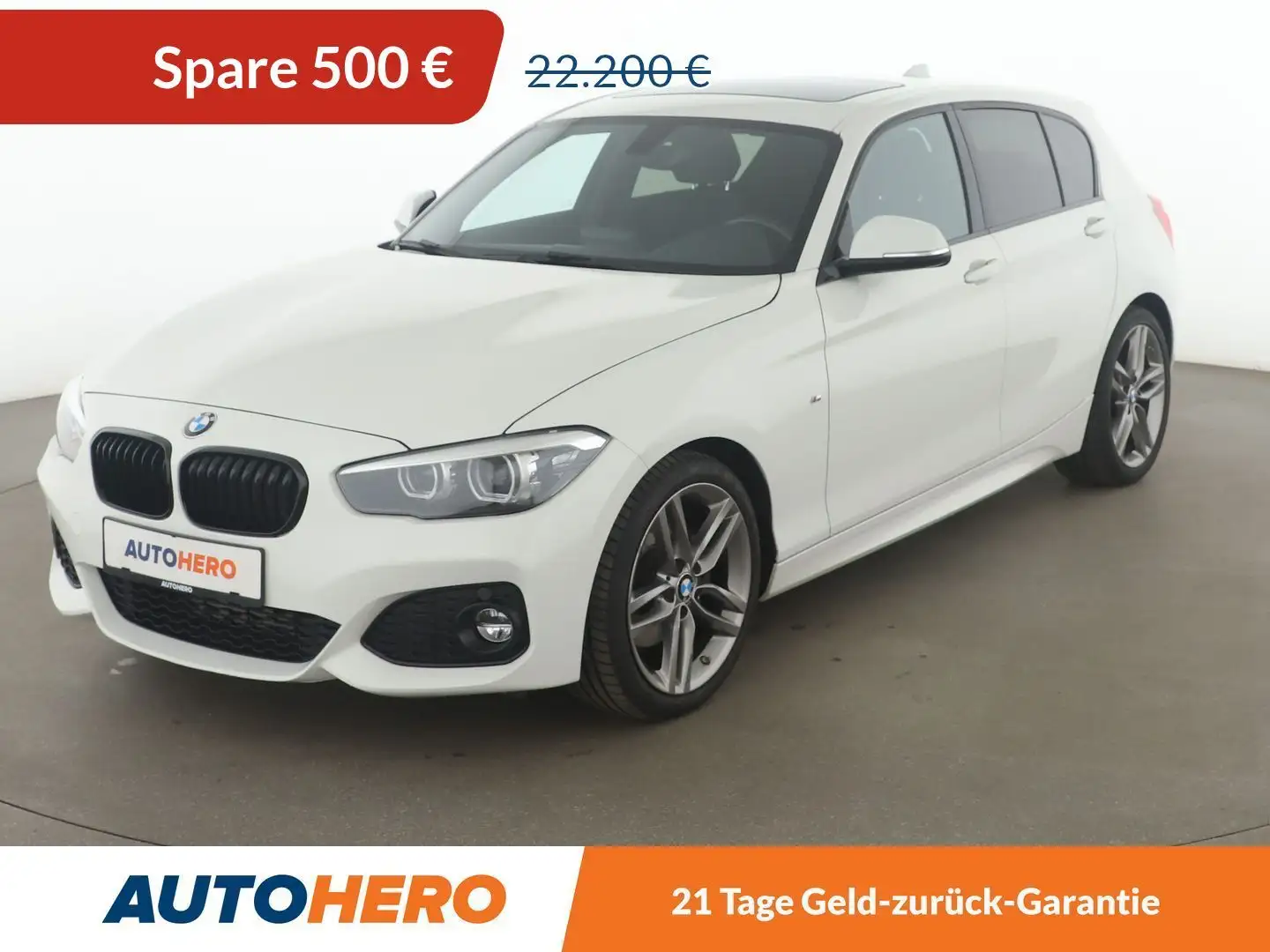 BMW 125 125d Edition M Sport Shadow Aut.*NAVI*LED*PDC* Weiß - 1