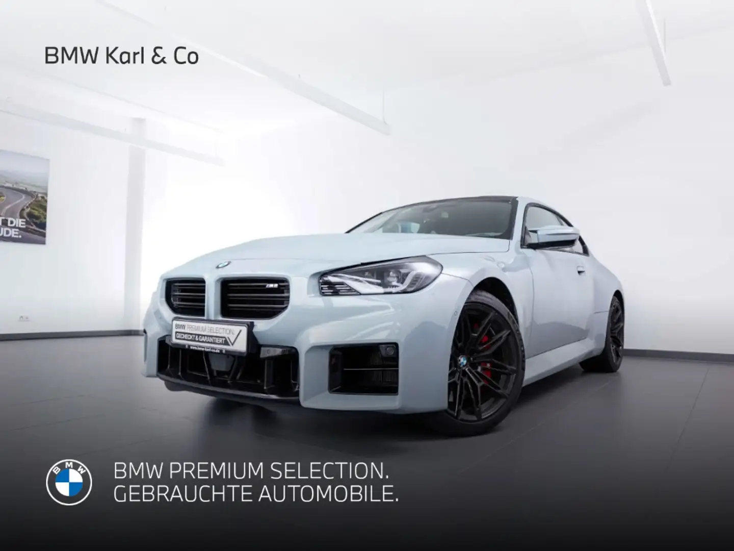 BMW M2 Coupe neues Modell HUD ACC e-Sitze H&K Carbondach Grau - 1