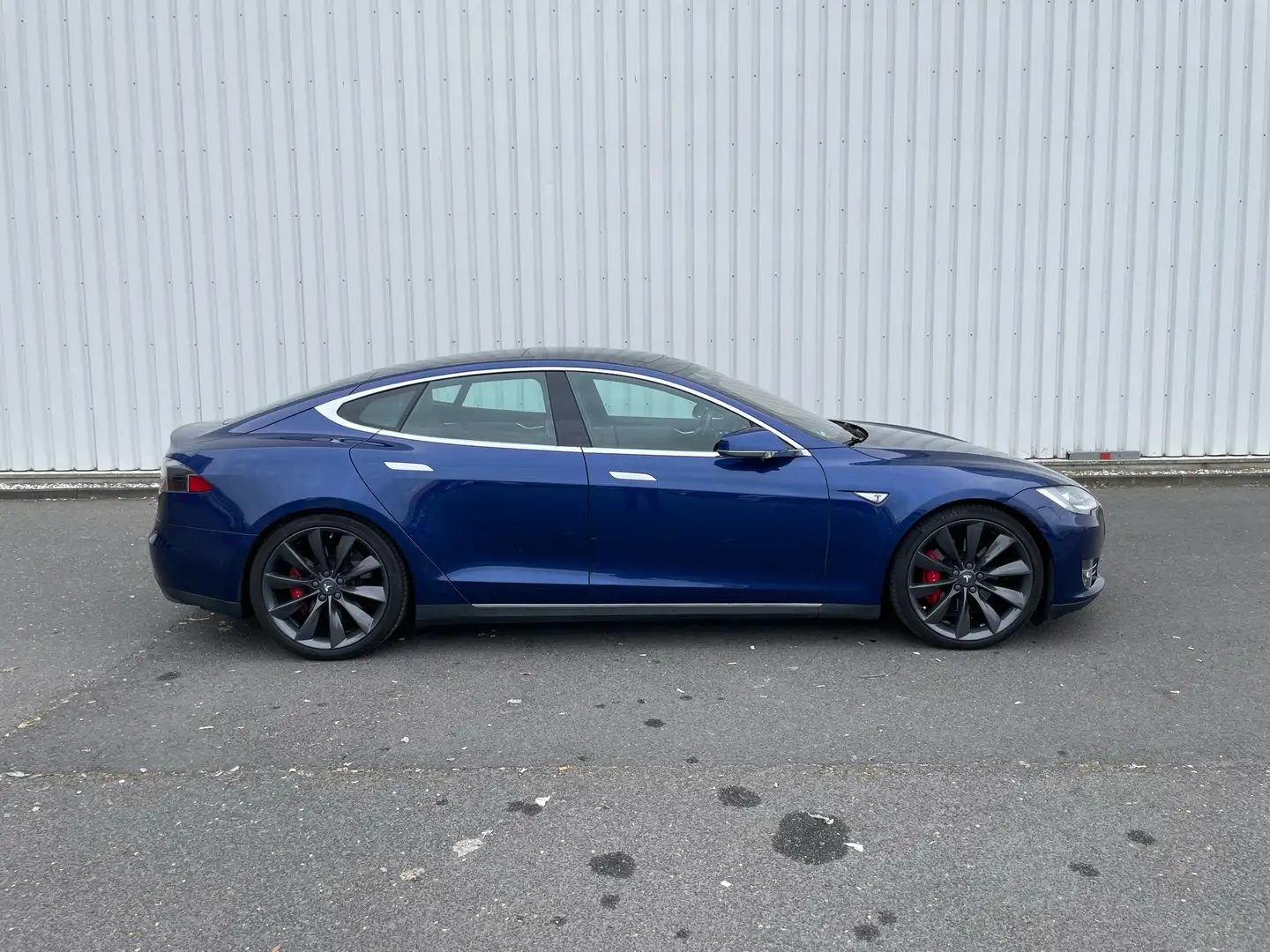Tesla Model S P90DL Ludicrous Vollgarantie Blau - 2