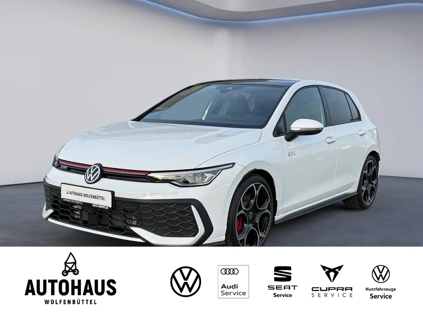 Volkswagen Golf GTI DSG 19" ACC AREA HuD LED NAV PANO SHZ Bianco - 1