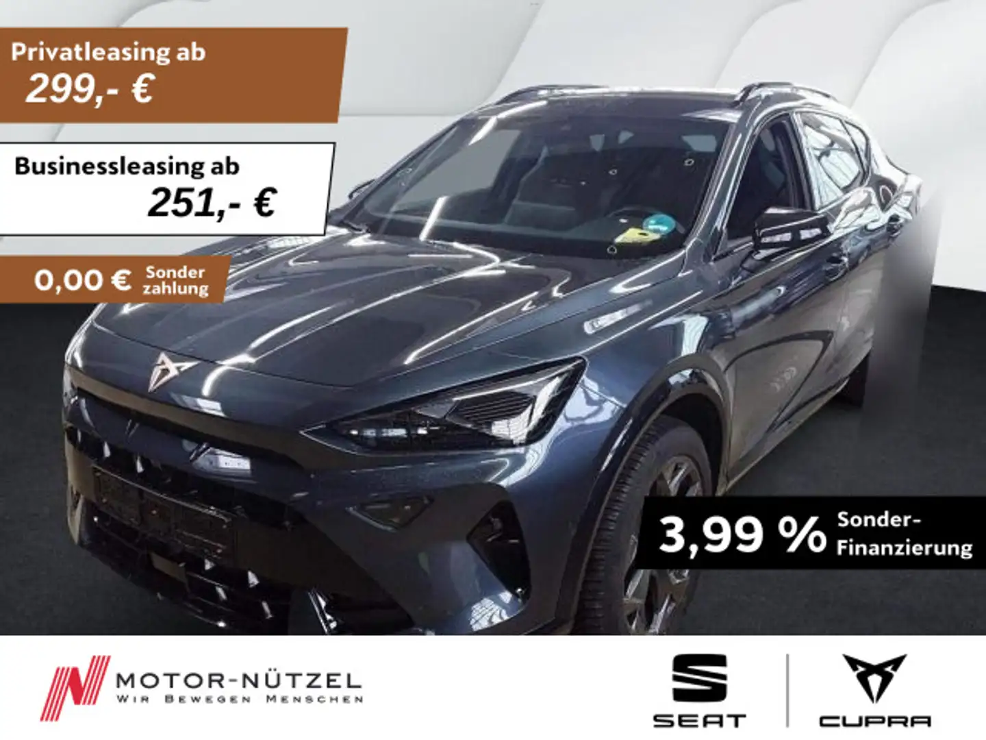 CUPRA Formentor 1.5 eTSI DSG LED+NAVI+APP+ACC+SHZ+PDC Grau - 1