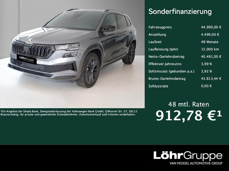 Skoda Karoq Sportline 2.0 TSI UPE 50.810 4x4 AHK