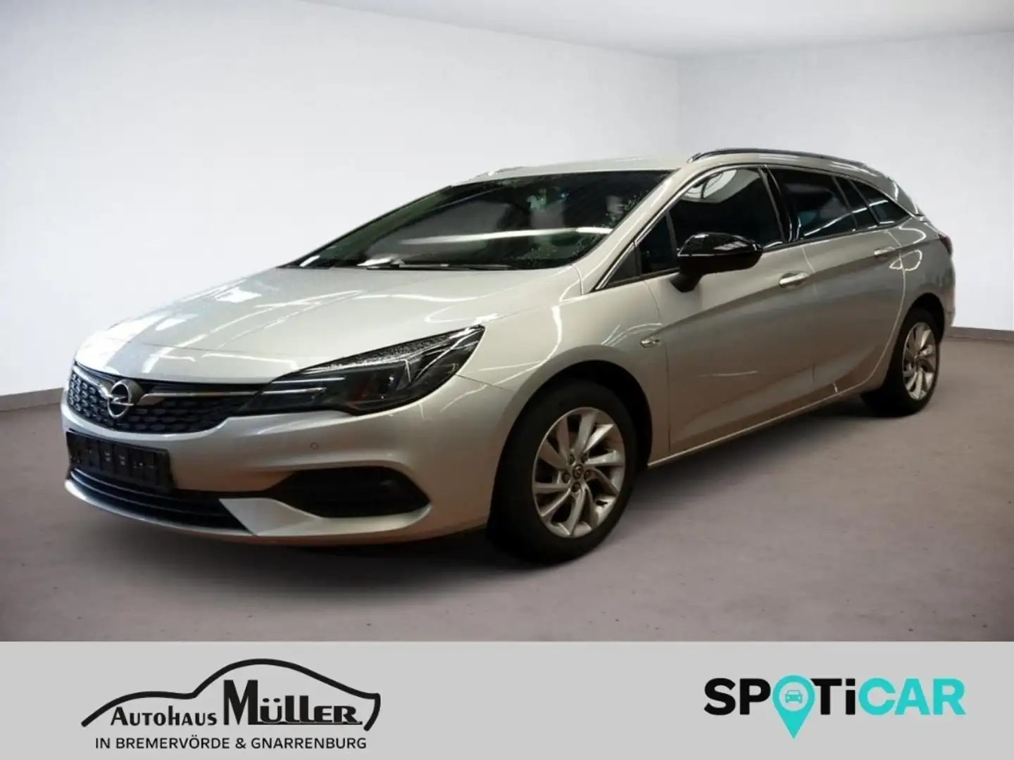 Opel Astra K SpTo Elegance NAVI SHZ AHK LED Grau - 1