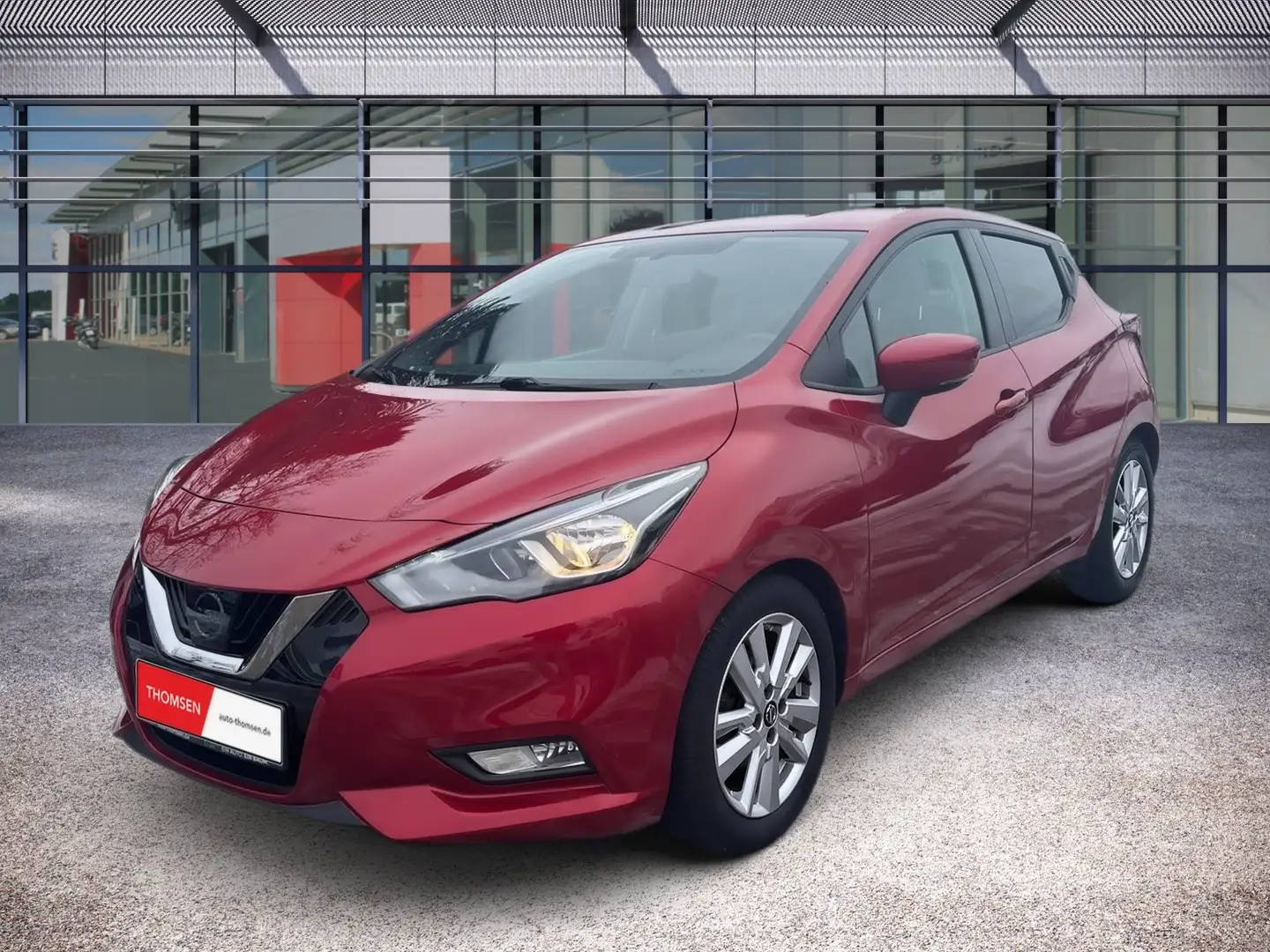 Nissan Micra 1.0 N-Way Navi+Winterp.+PDC+SHZ+KlimaA Rouge - 2