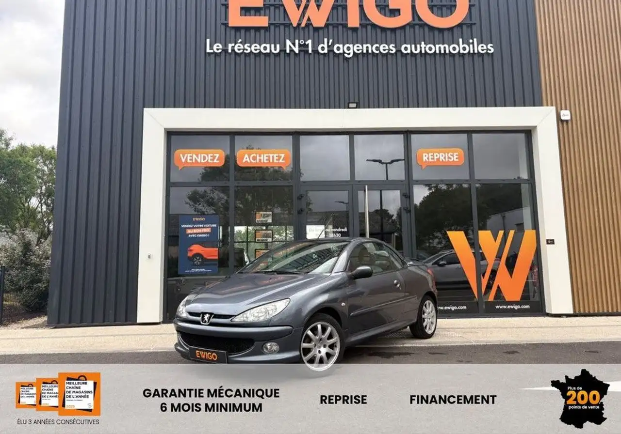 Peugeot 206 1.6 hdi 110ch roxy -faible conso bluetoo