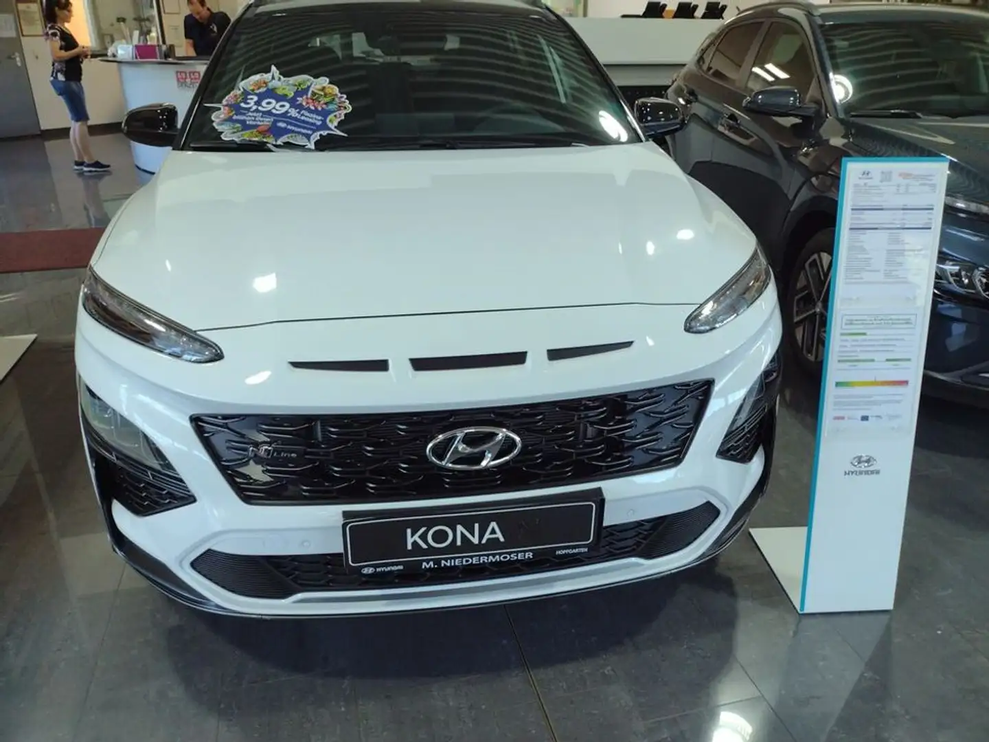 Hyundai KONA 1,0 T-GDi 48V 2WD N-Line Weiß - 1