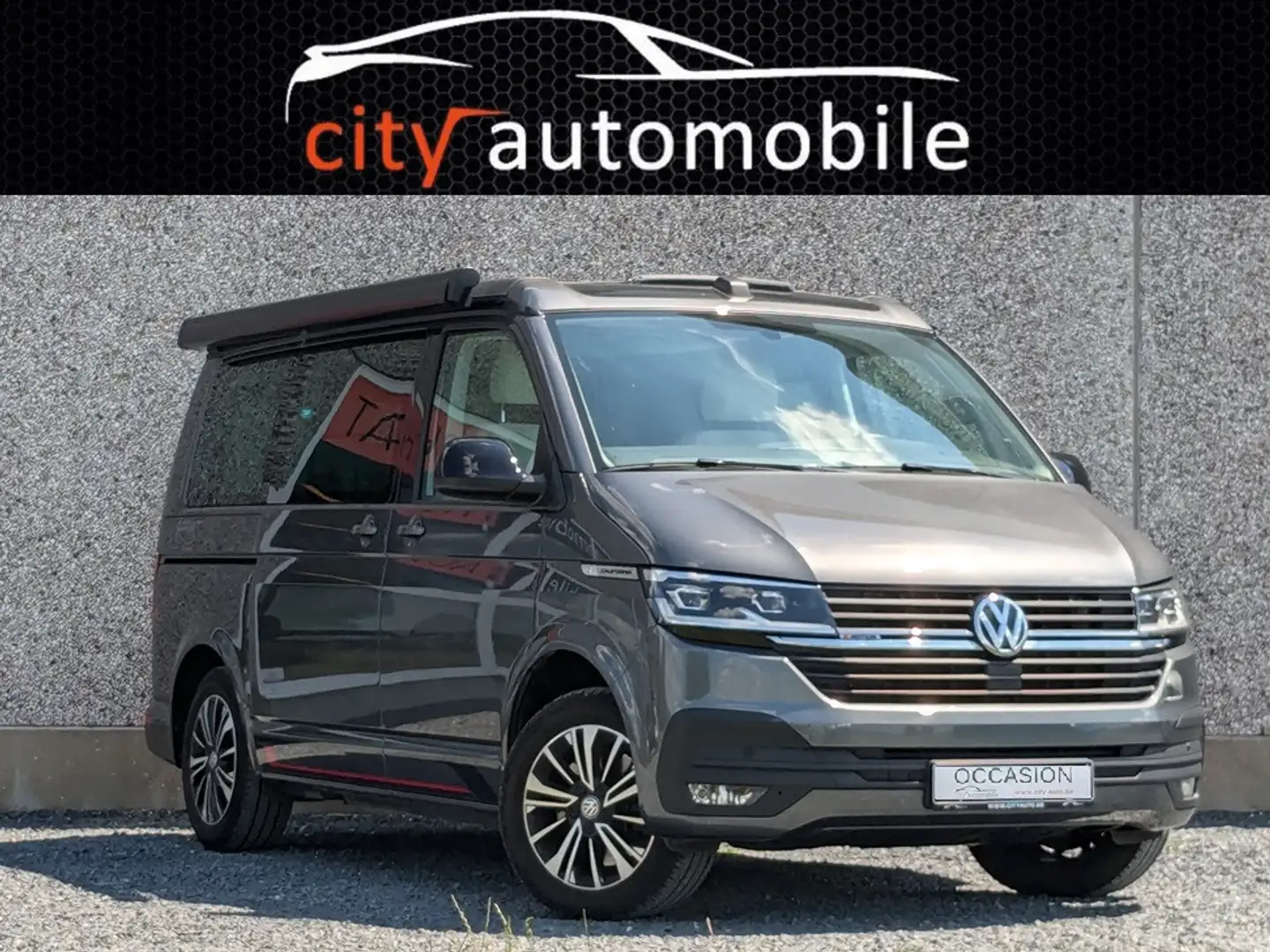 Volkswagen T6.1 California 2.0 TDI DSG 4MOTION CARPLAY DOUCHE CUISINE 2 COUCH Gris - 1