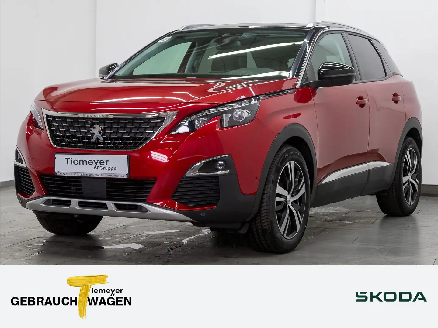 Peugeot 3008 1.2 e-THP ALLURE AHK PANO LED PDC Rood - 1