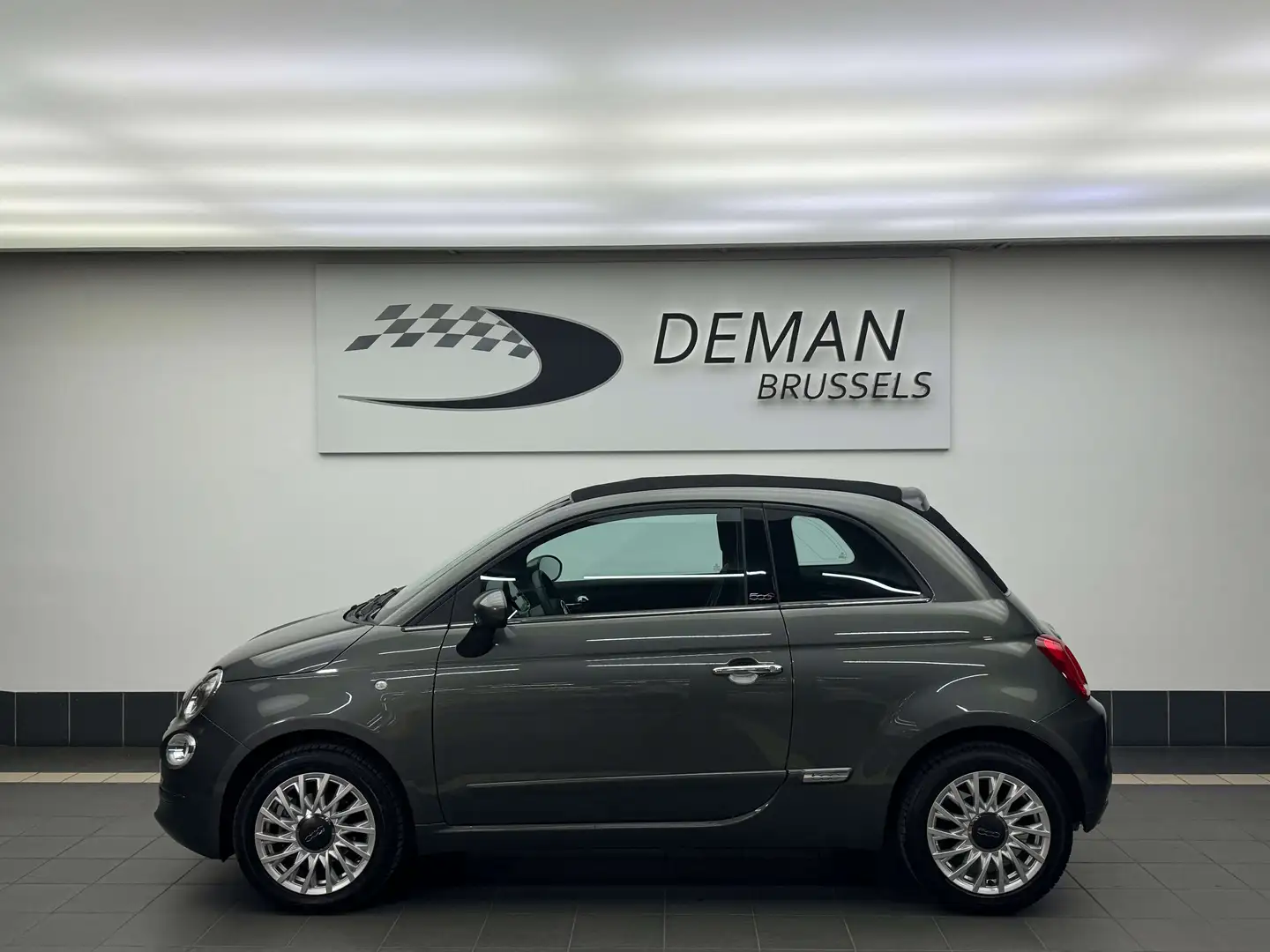 Fiat 500C Cabrio Gris - 2
