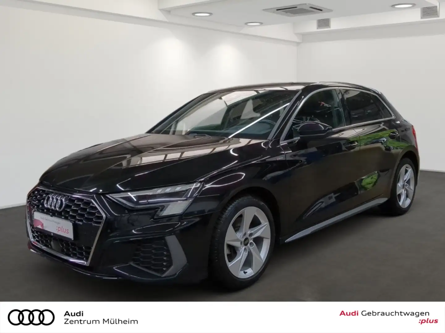 Audi A3 Sportback 40 TDI quattro S line Navi Matrix Pano R Schwarz - 1
