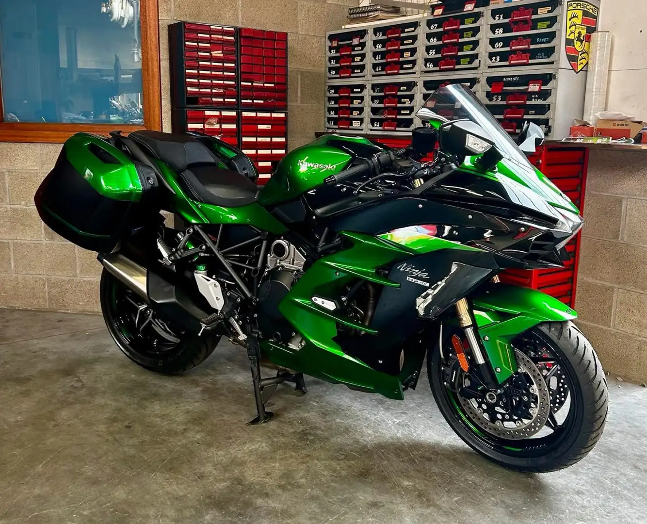 Kawasaki Ninja H2 H2 SE SX Tourer Verde - 1