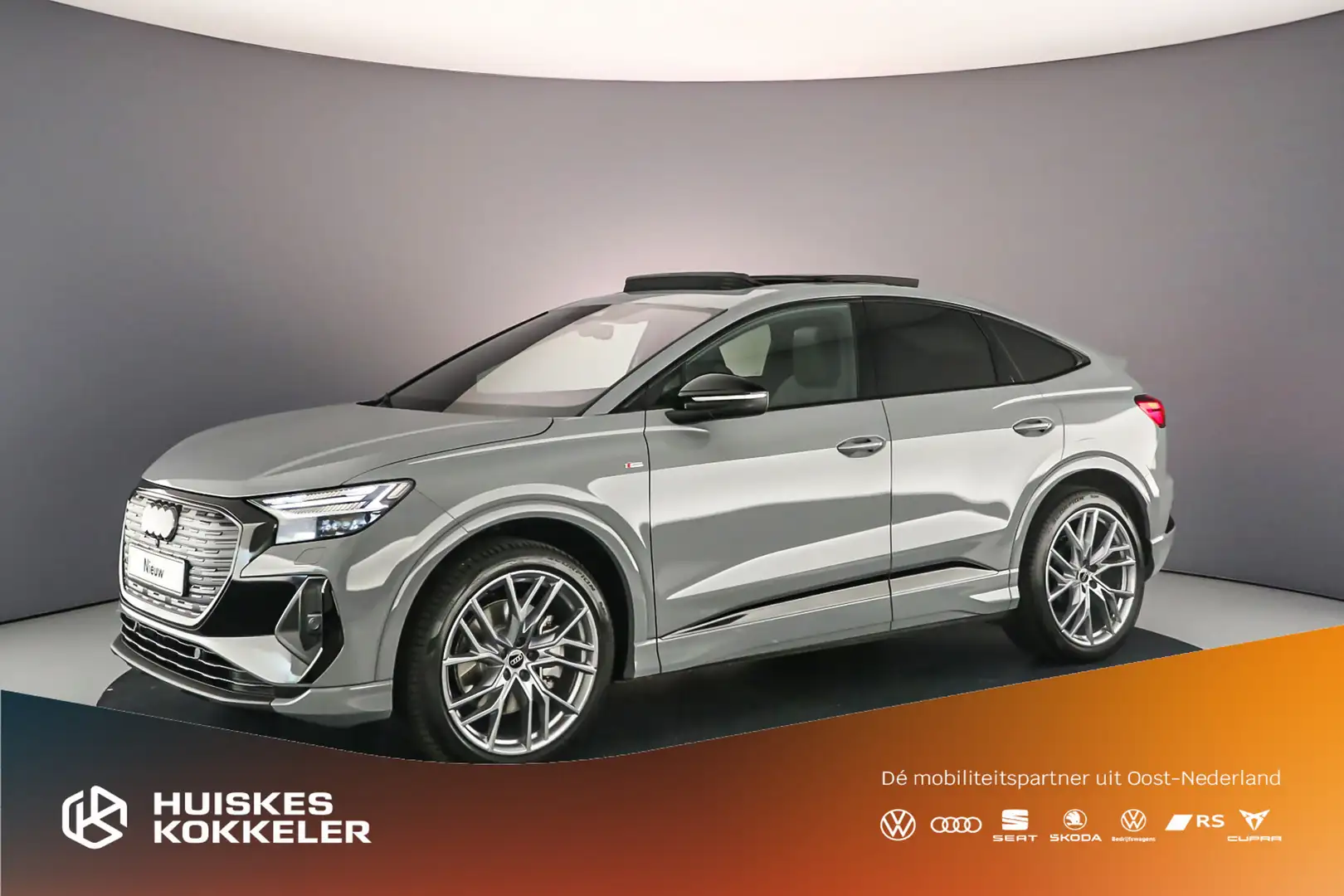 Audi Q4 e-tron Sportback 45 e-tron 286pk S edition Šedá - 1