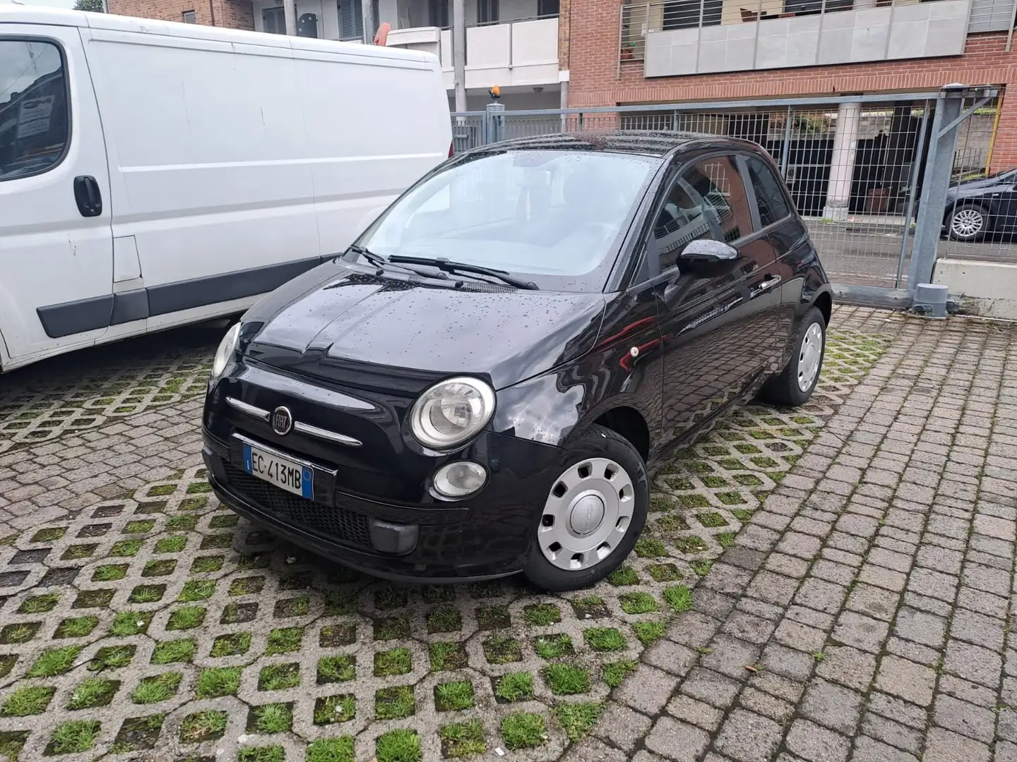 Fiat 500 500 1.2 Lounge 69cv Noir - 1