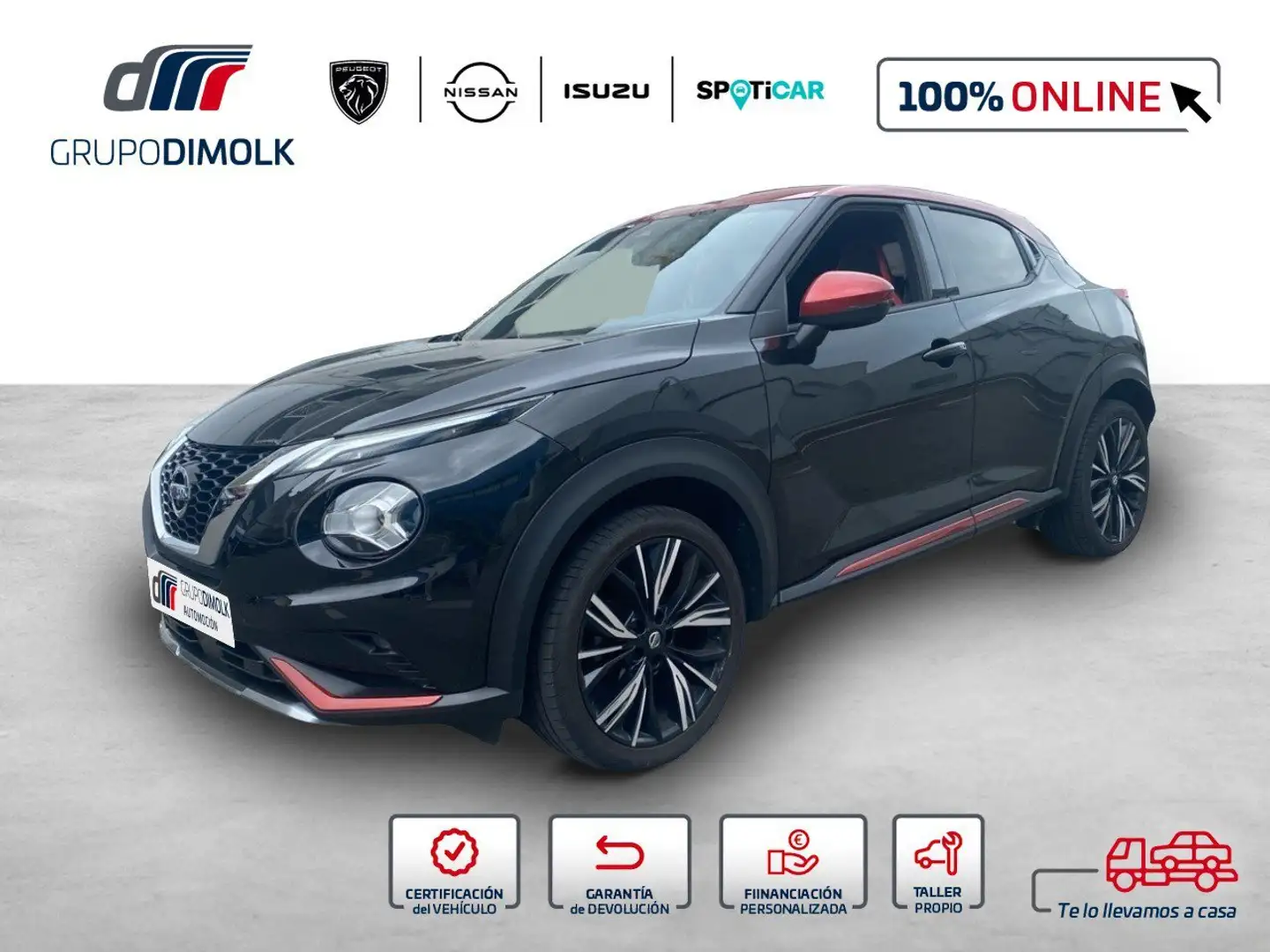 Nissan Juke 1.0 DIG-T 114cv DCT N-Design Active Biton FA Negro - 1