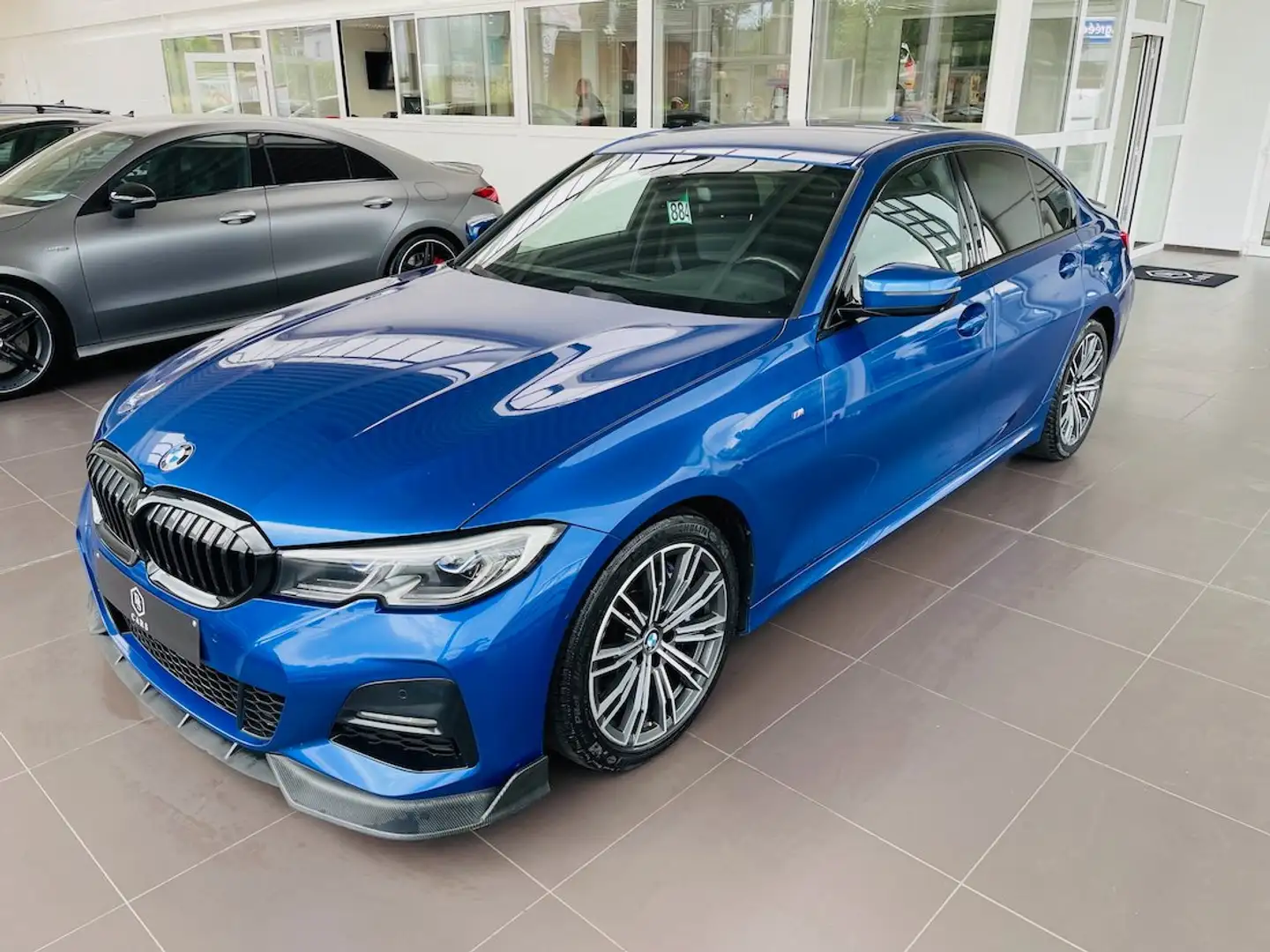 BMW 320 dA *** PACK M + COCKPIT + LED + GPS PRO + CUIR *** Azul - 2
