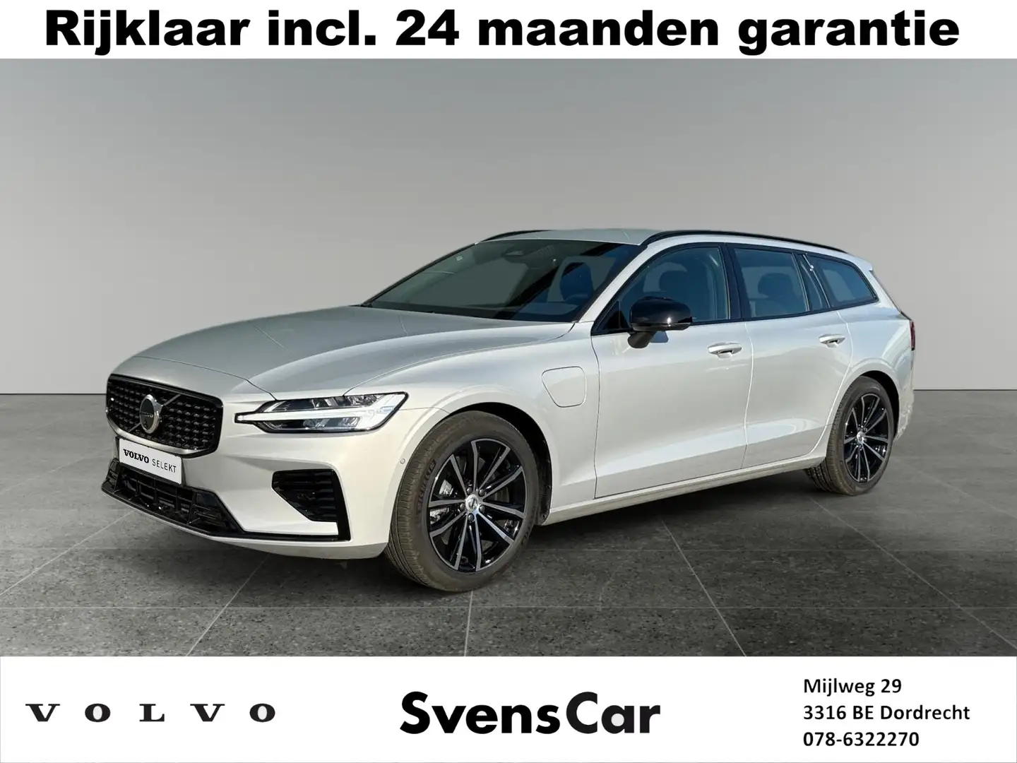 Volvo V60 2.0 T6 Plug-in hybrid AWD Plus Dark | Trekhaak | S Grau - 1