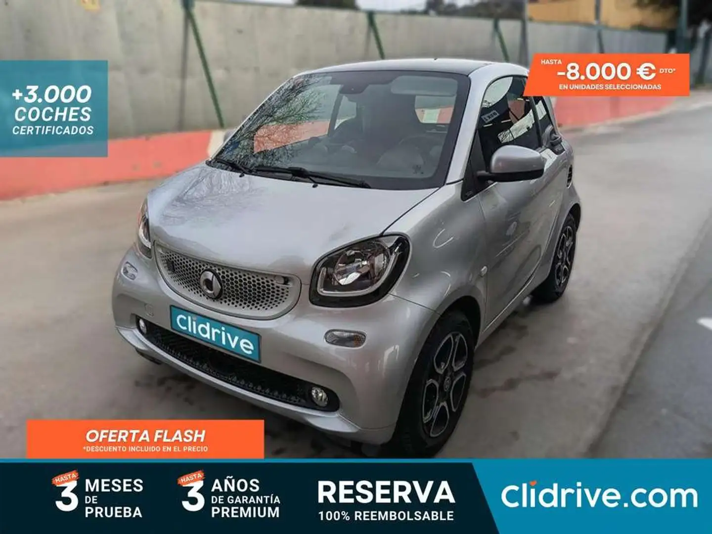 smart forTwo Coupé EQ Gris - 1