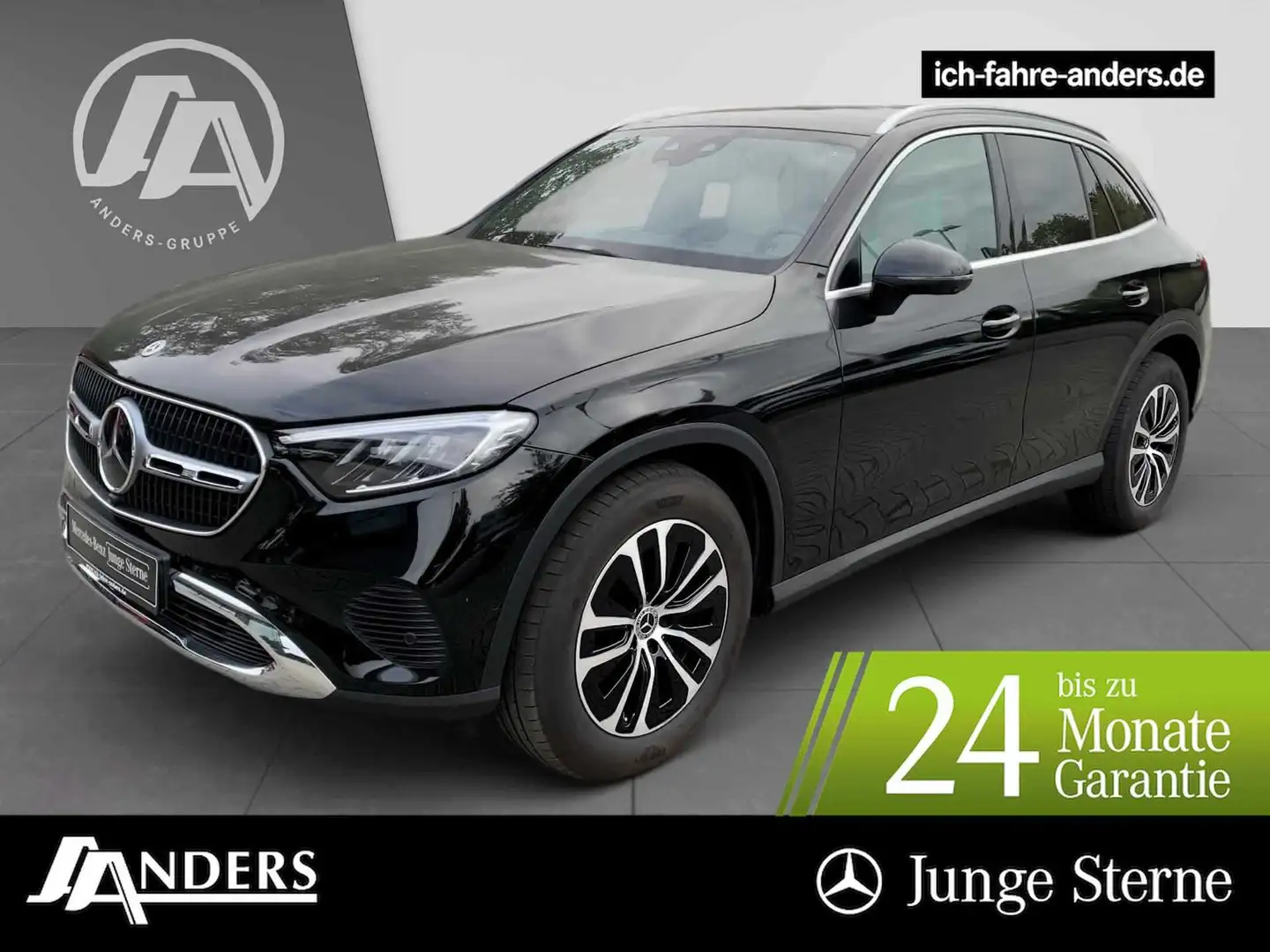 Mercedes-Benz GLC 220 d 4M Avantgarde+MBUX+Pano+Distr+LED+360° Schwarz - 1