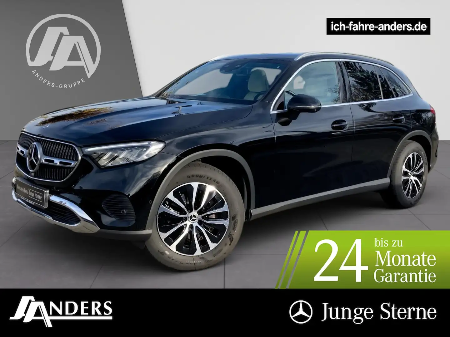 Mercedes-Benz GLC 220 d 4M Avantgarde+MBUX+Pano+Distr+LED+360° Negro - 1