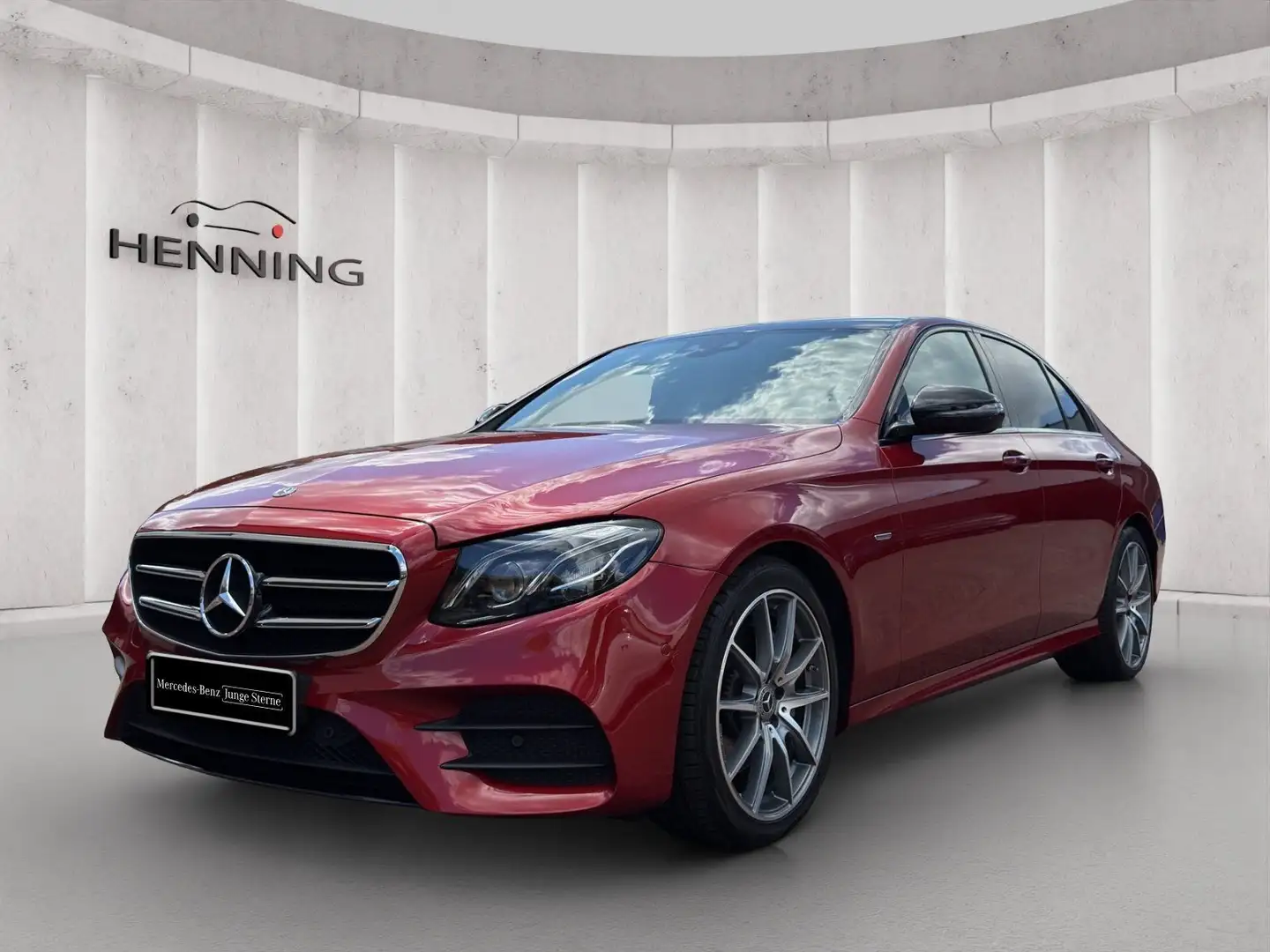 Mercedes-Benz E 200 AMG Limo WIDE Burmester HUD Totw. Kame 19" Rouge - 1