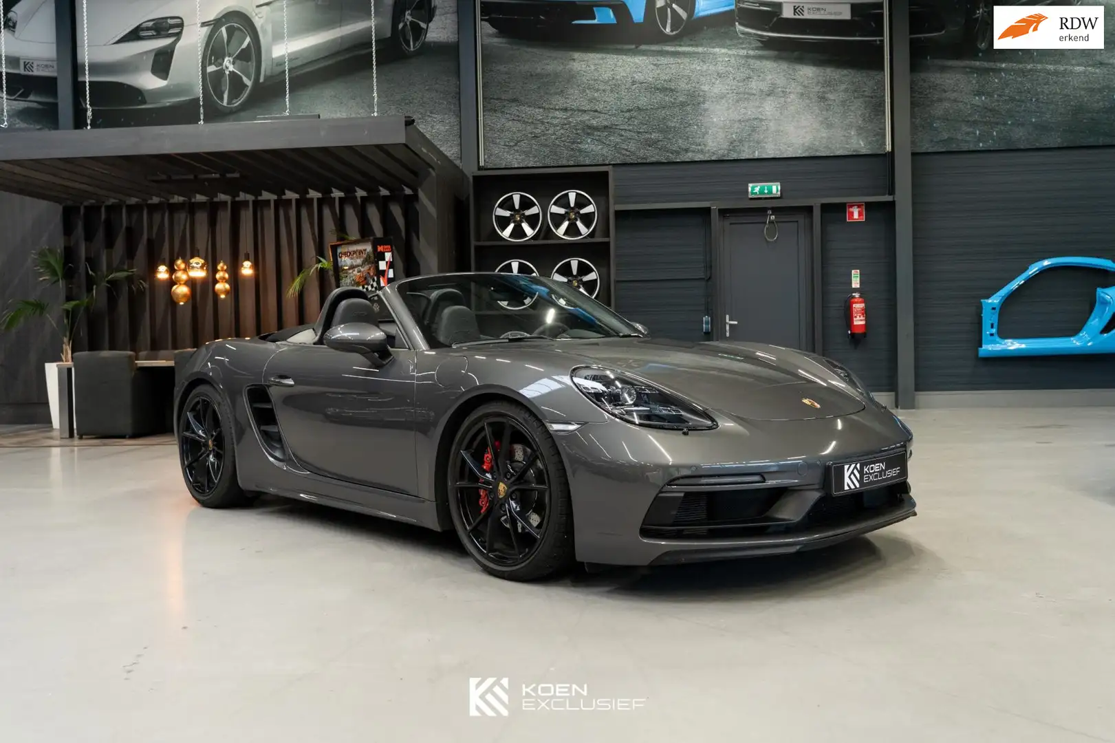 Porsche 718 Boxster GTS 2.5 (2019) 18-weg stoelen, sportonders Gris - 1