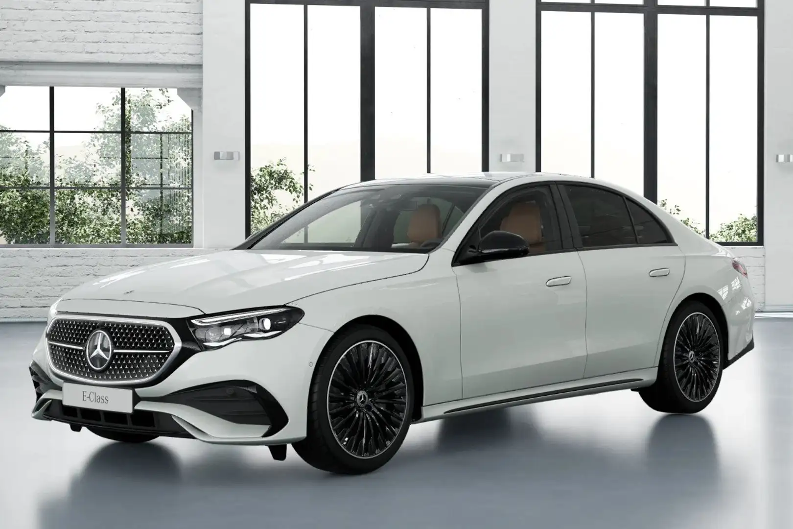 Mercedes-Benz E 220 d 9G AMG Line + PTS/360°/GPS/pano/LED/... top! Weiß - 1