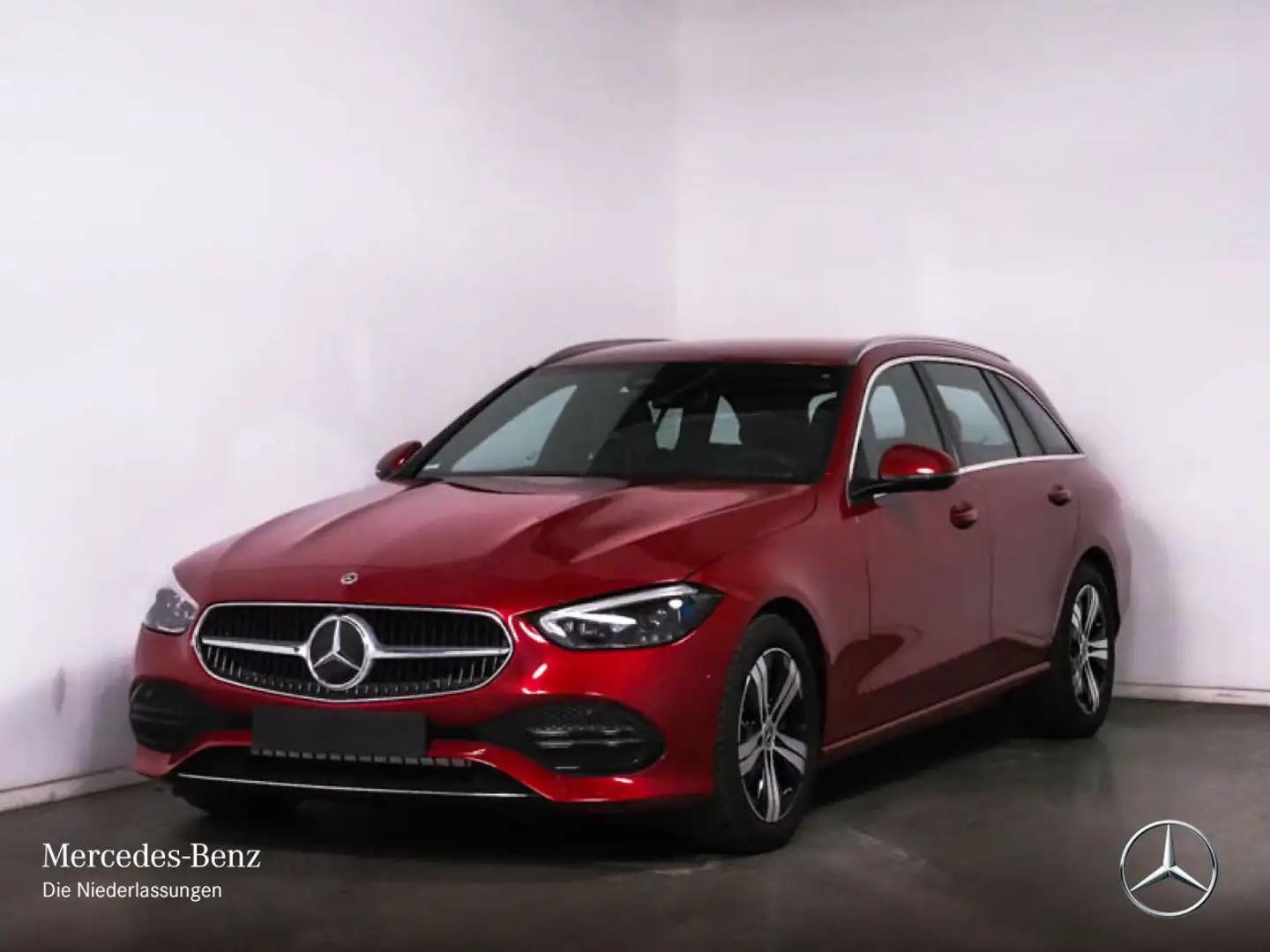 Mercedes-Benz C 200 d T AVANTG+360+AHK+TOTW+KEYLESS+9G Rot - 2
